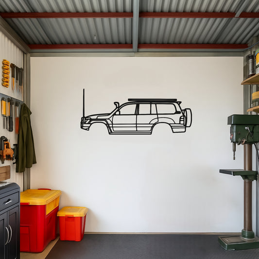 Toyota Land Cruiser 100 Series Steel Wall Art