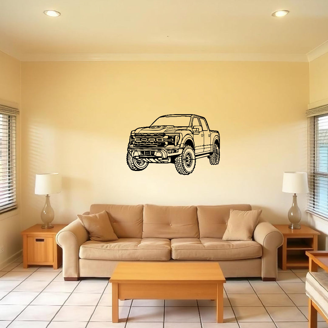 Ford F-150 Raptor Steel Wall Art