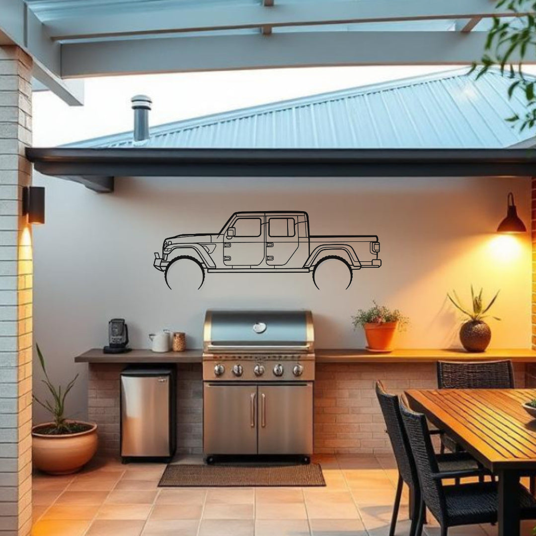 Jeep Gladiator Steel Wall Art