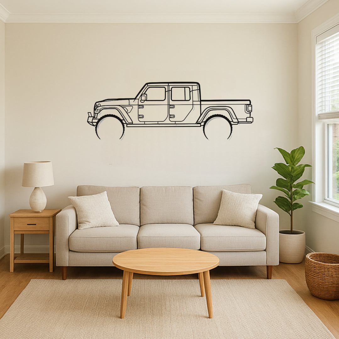 Jeep Gladiator Steel Wall Art