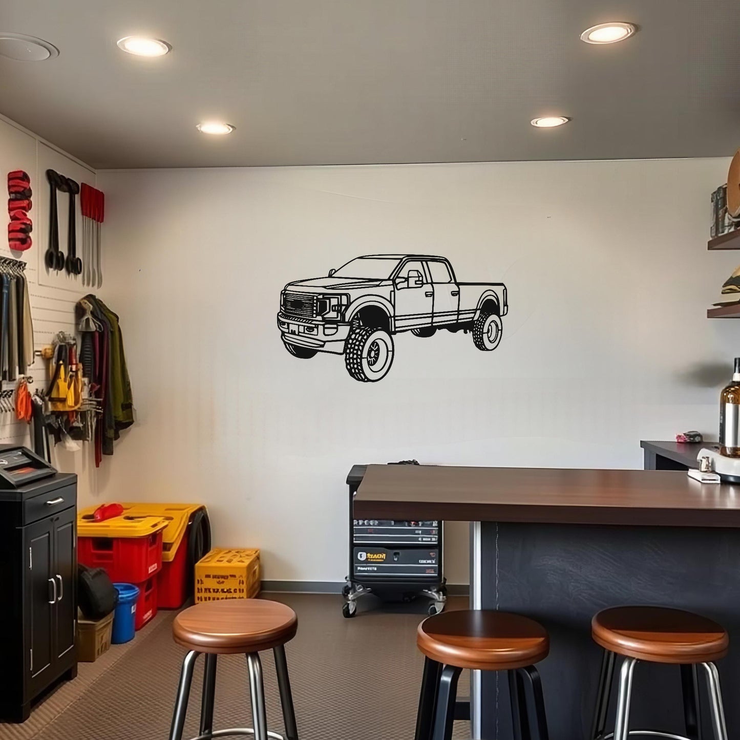 2020 F-350 Super Duty Steel Wall Art