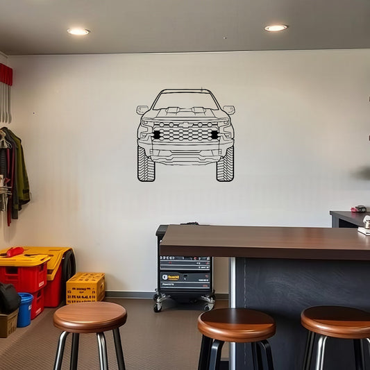 2023 Silverado 1500 Steel Wall Art