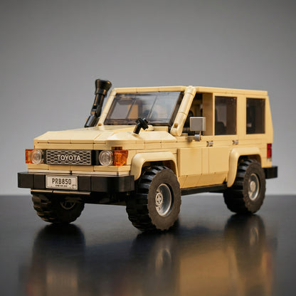 70-Series Wagon Brick Build Scale Display Model