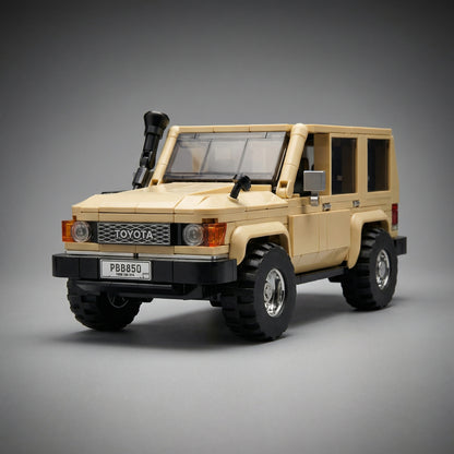 70-Series Wagon Brick Build Scale Display Model