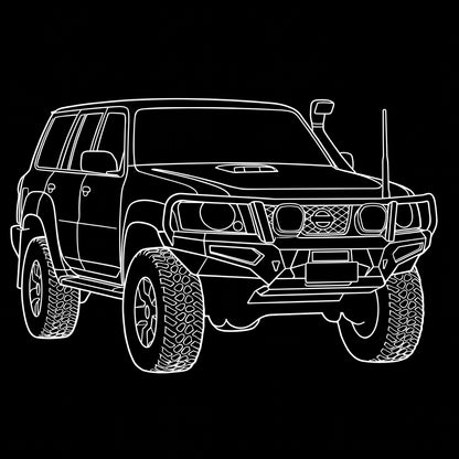 4WD LED Wireless Phone Charger Bamboo Fast Charge Pad LC79, FJ40 & Patrol Designs