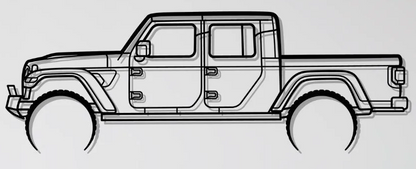 Jeep Gladiator Steel Wall Art