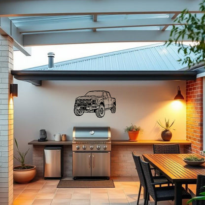 Ford F-150 Raptor Steel Wall Art