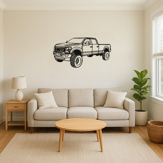 2020 F-350 Super Duty Steel Wall Art