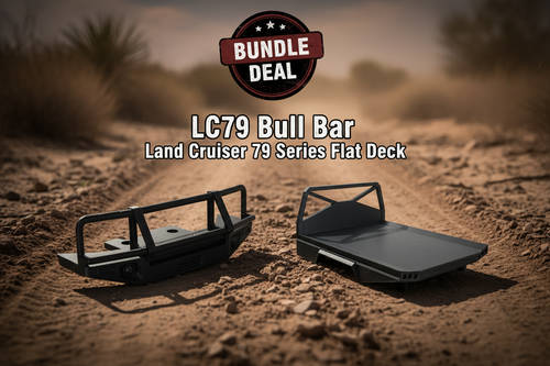 LC79 Bull Bar and Land Cruiser 79 Series Flat Deck bundle deal