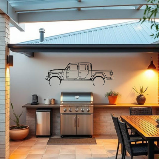 Jeep Gladiator Steel Wall Art